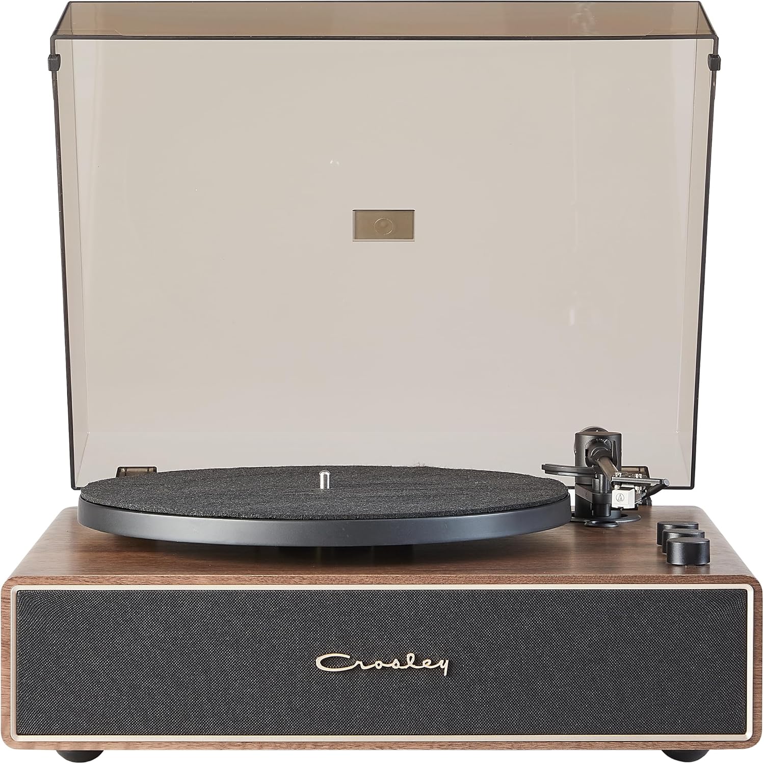Crosley CR6046A-WAGL Stave Bluetooth Turntable with Speakers