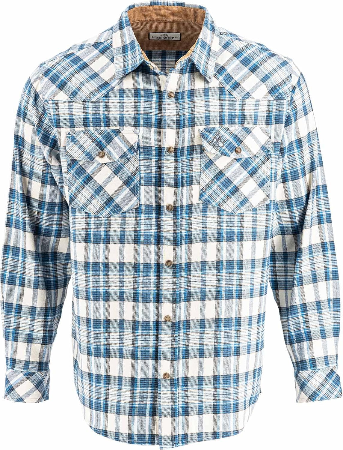 Legendary Whitetails Men's Western Flannel Shirt for Comfort