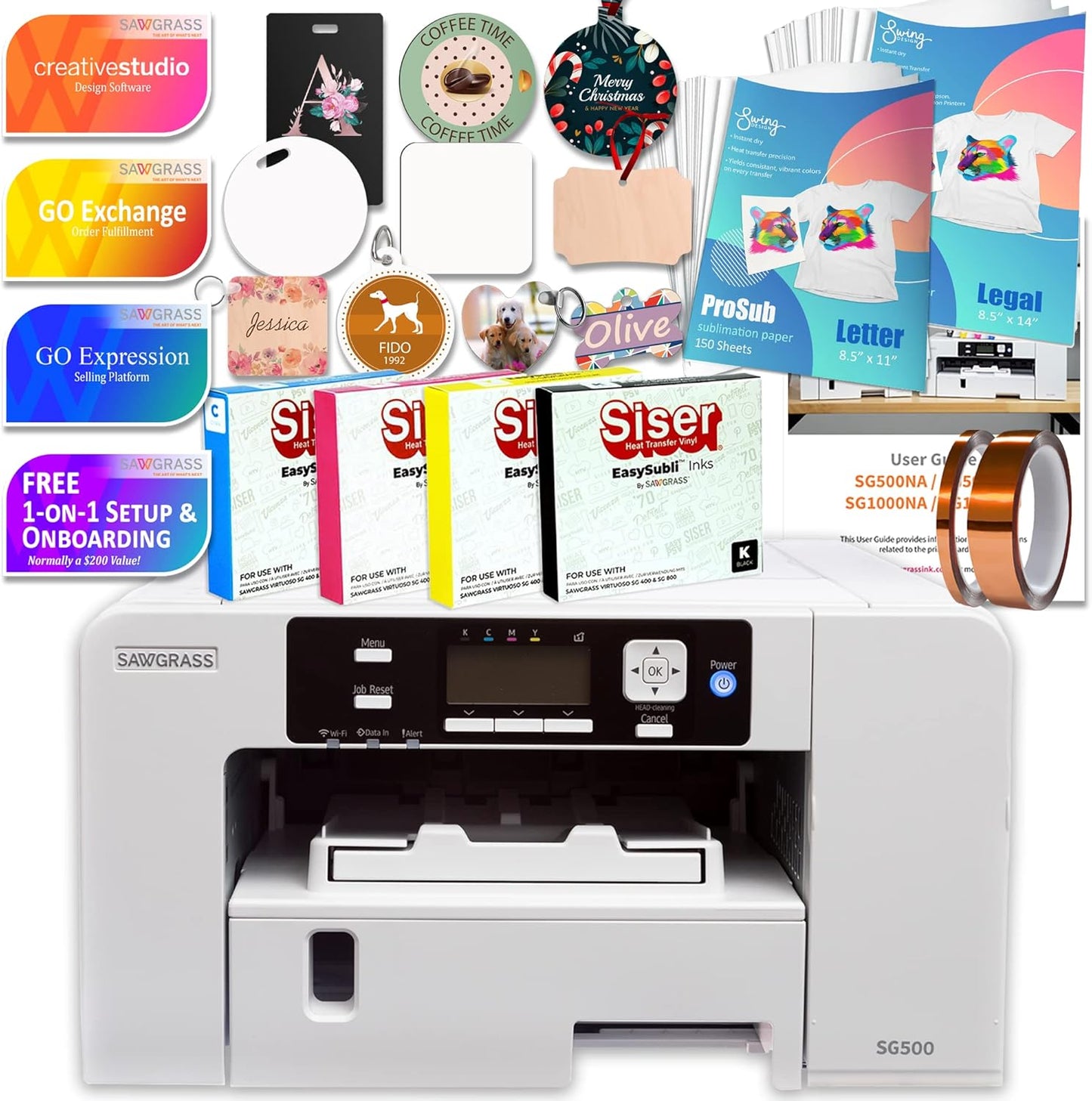 Sawgrass Sublimation Printer Bundle: Vibrant Prints Made Easy