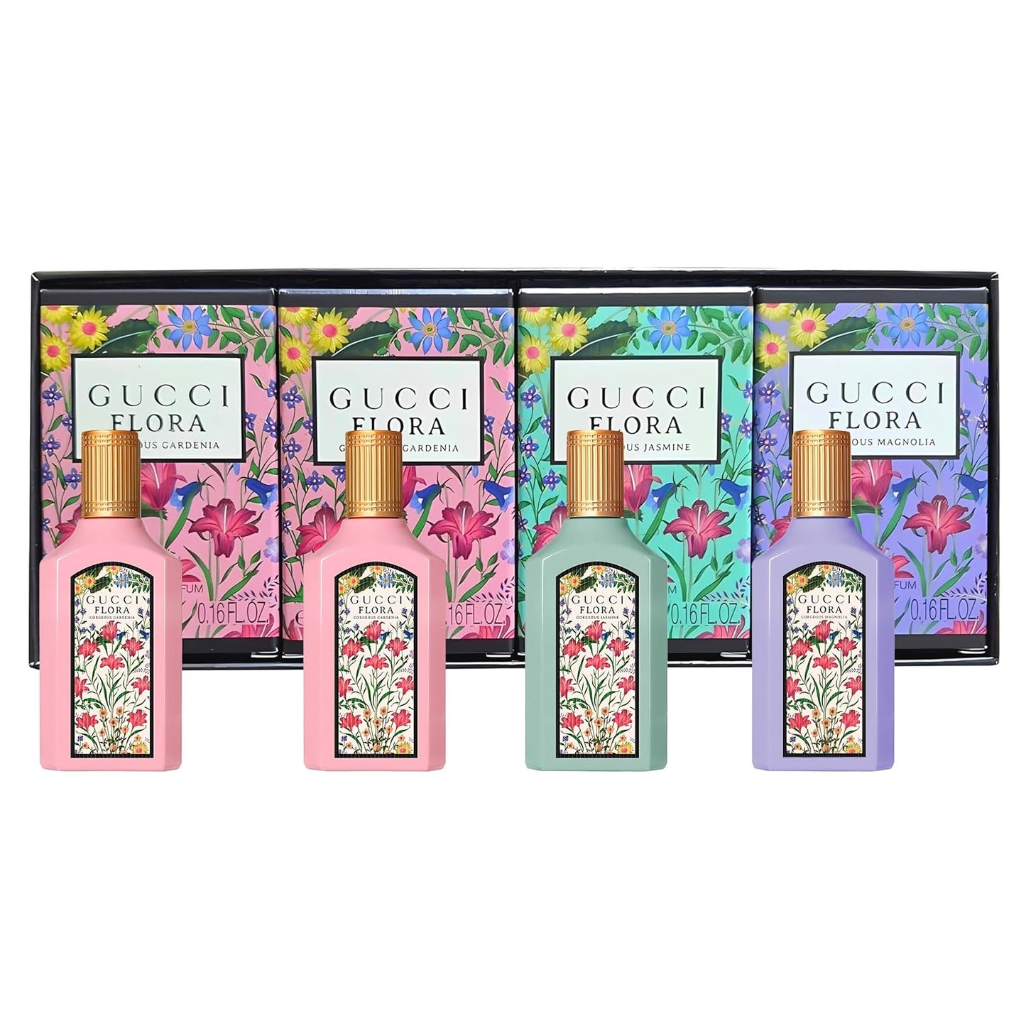 Gucci Flora Perfume Variety Gift Set Mini Splashes for Women