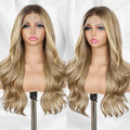 Dirty Blonde Lace Front Wig 13x4 Pre Plucked Body Wave - 22in