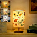 Pressed Floral Lamp Bedside Vintage Flower Table Lamp - Soft Ambient