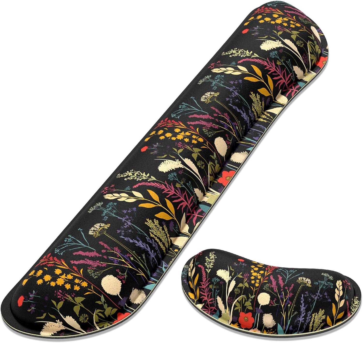 Memory Foam Keyboard Wrist Rest Set - Pain Relief & Support