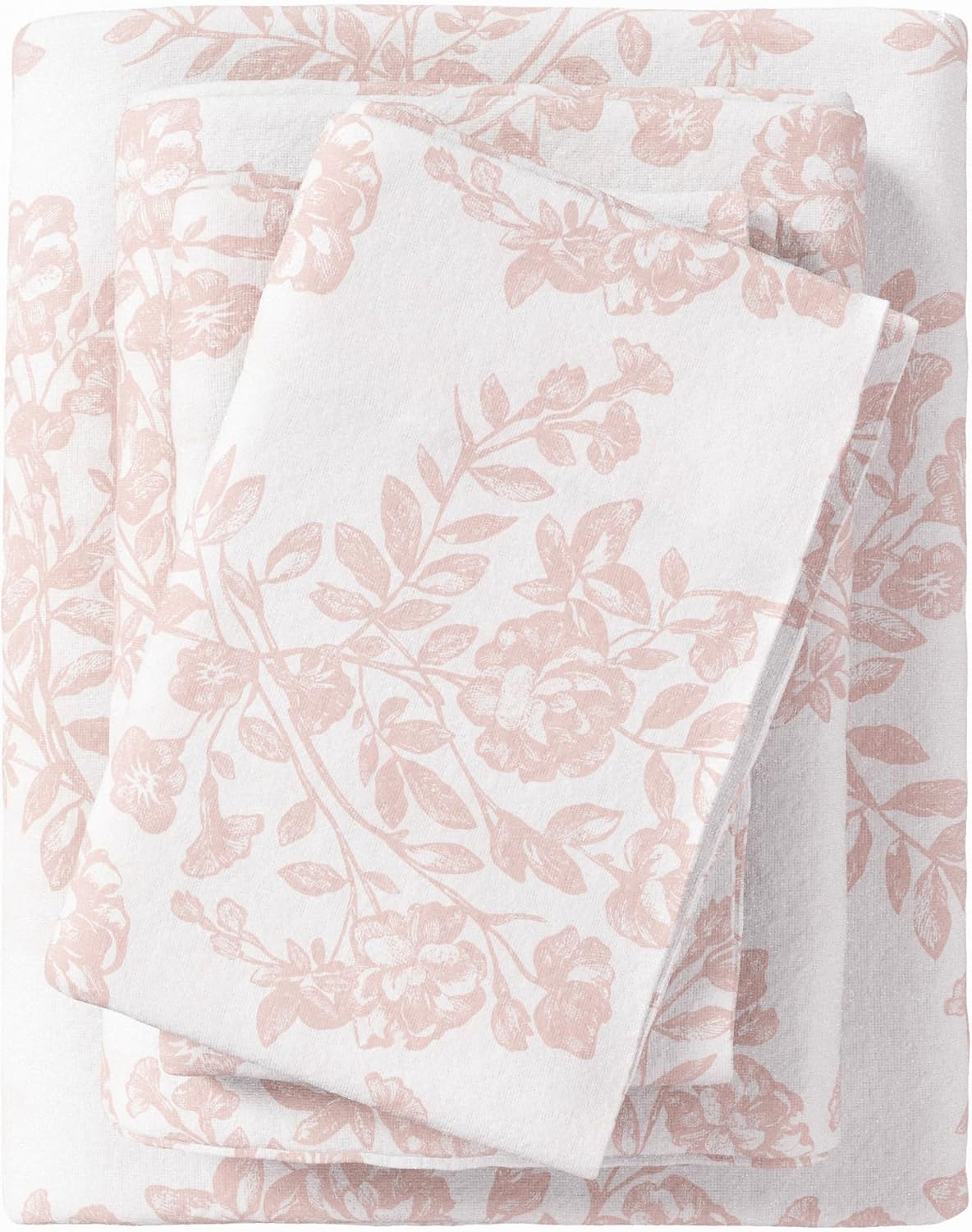 Cozy Twin Size Flannel Sheet Set for Winter Floral Decor