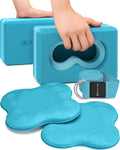 Deep-Zen Yoga Blocks Wrist Support 2 Pack - Wrist Relief & Versatile