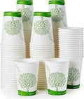 ECOLipak 240 Count 12 oz Compostable Paper Cups - Eco-Friendly Hot