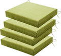 Outdoor Chair Cushions Set of 4 18.5 x 16 in - Comfortable