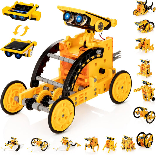 DIY Solar Robot Kit for Kids 8-12, STEM Educational Toy