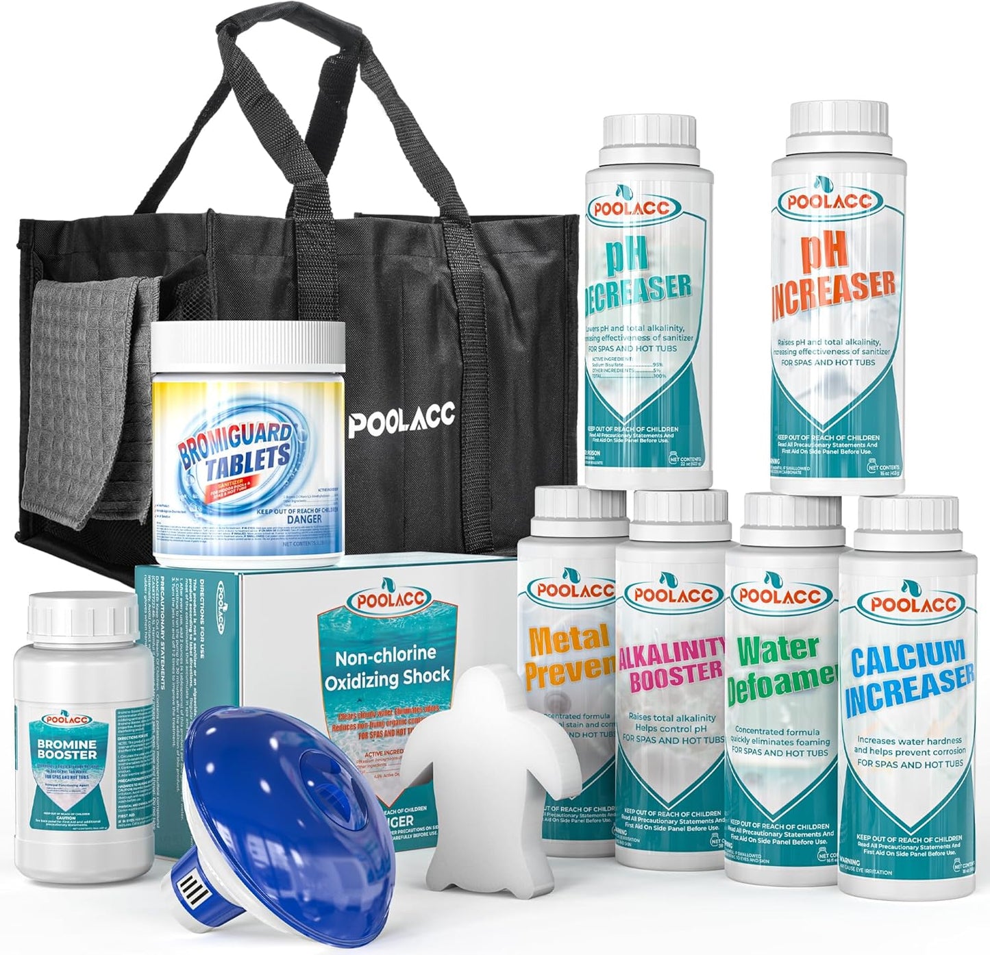 Bromine Hot Tub Starter Kit for Easy Spa Maintenance and Care