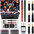 Calligraphy Pen Set - Complete 2-Pen Kit with Ink and Nibs