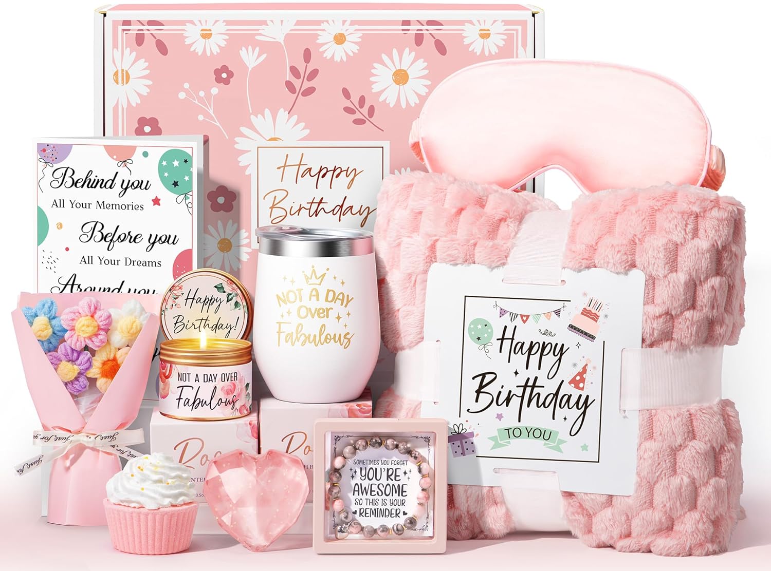 MAYICIVO Birthday Gifts for Women Friendship Spa Basket