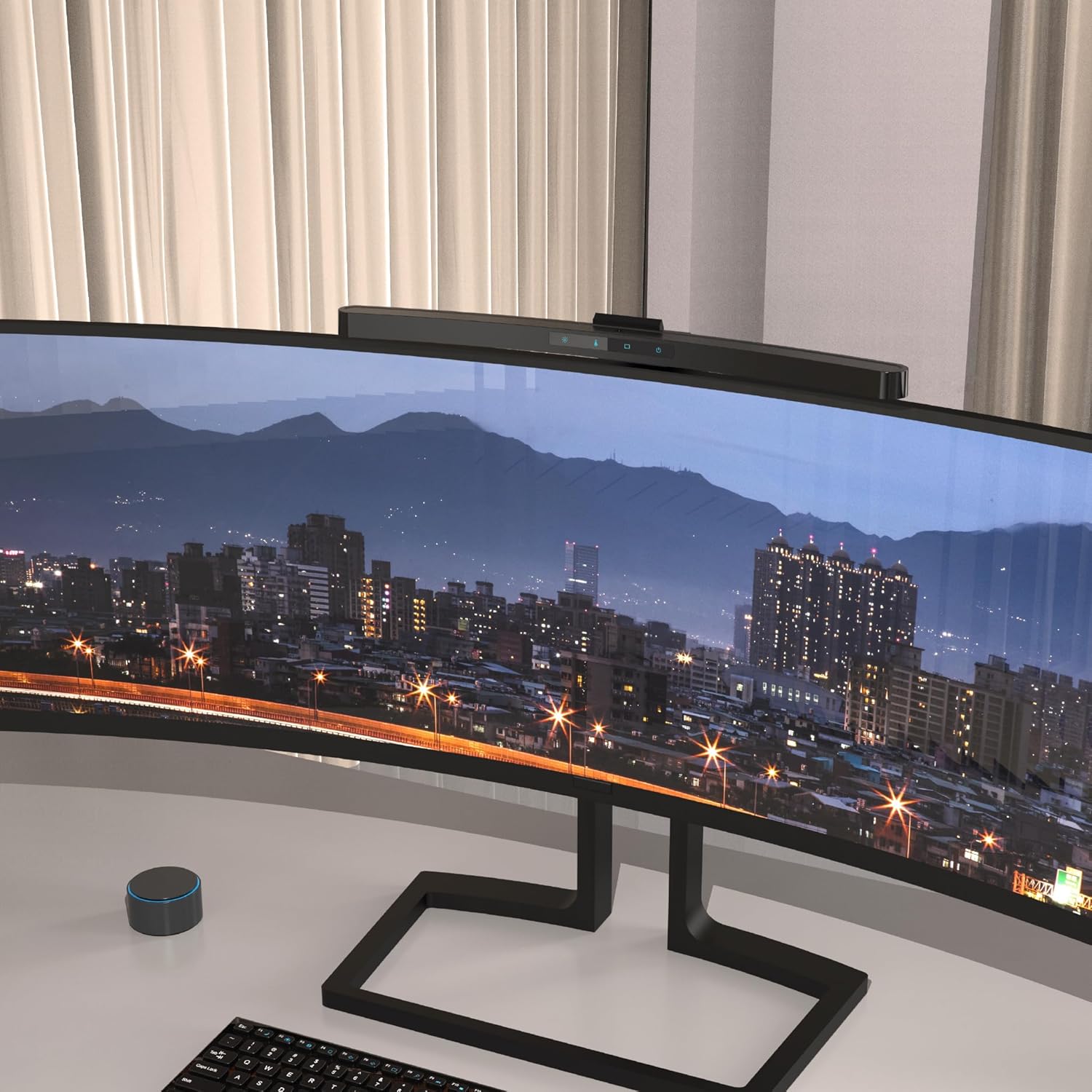 Archilight: Curved Monitor Lamp - Eye Protection & Dimmable LED