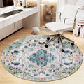 Office Chair Mat for Hardwood Floor - Vintage Boho Desk Rug