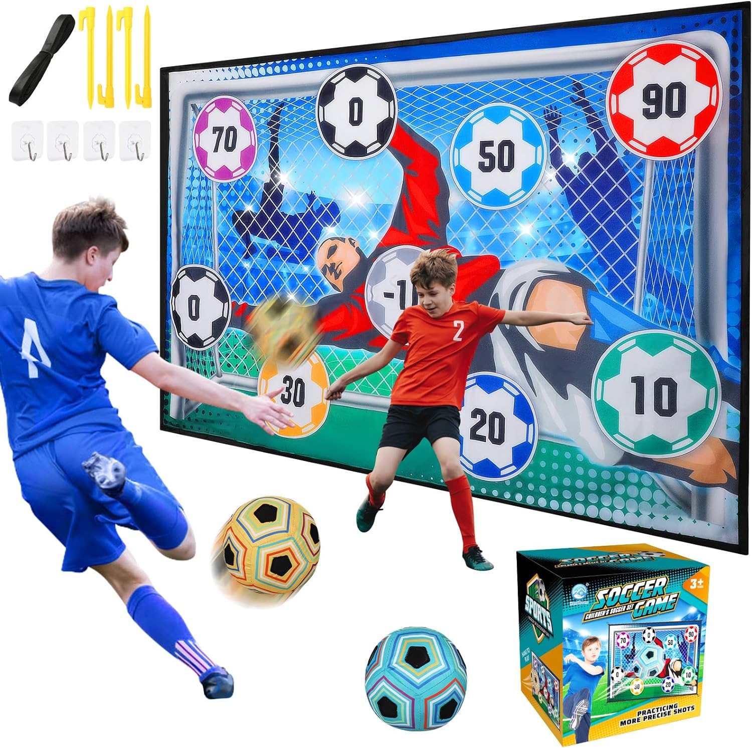VATOS Indoor/Outdoor Soccer Game Set - Fun for Kids!