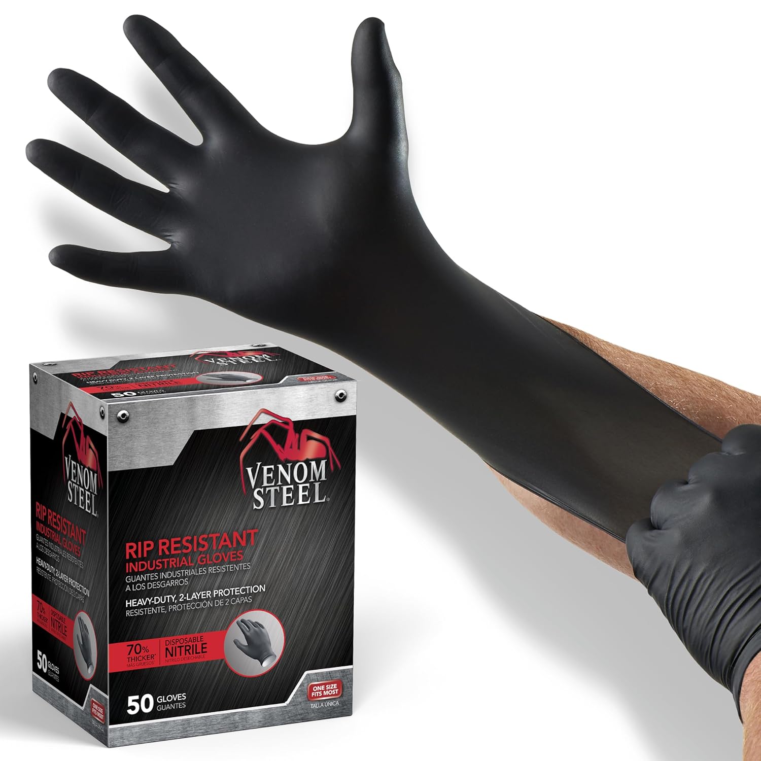 Venom Steel Chemical Resistant Nitrile Gloves
