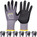 Work Gloves MicroFoam Nitrile Coated - Strong Grip, Breathable Fit