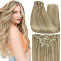 Full Shine 20 in Clip-In Human Hair Extensions Dirty Blonde