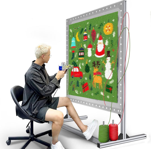Rug Tufting Frame Kit for Easy and Versatile Rug Making
