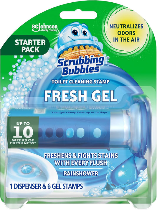Scrubbing Bubbles Rainshower Gel Stamps - Clean & Prevent Rings