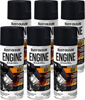 Rust-Oleum Engine Enamel Spray Paint Satin Black - Durable