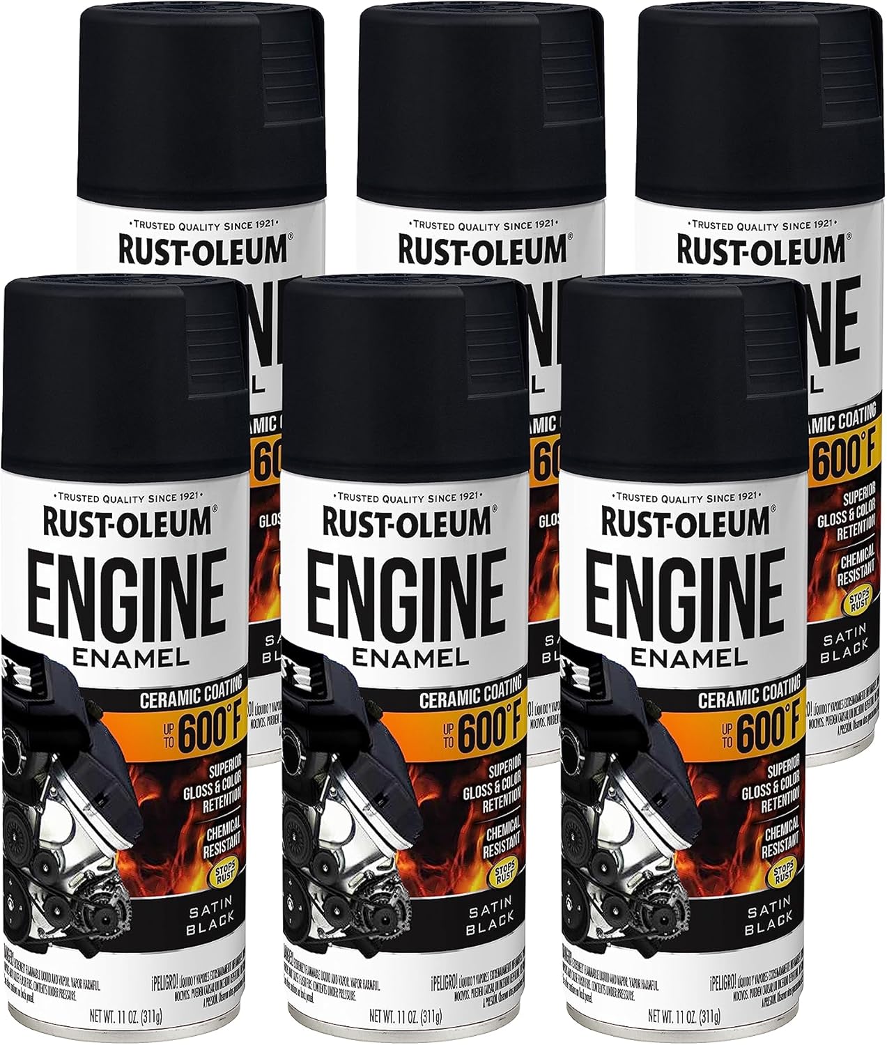Rust-Oleum Engine Enamel Spray Paint for Automotive Parts