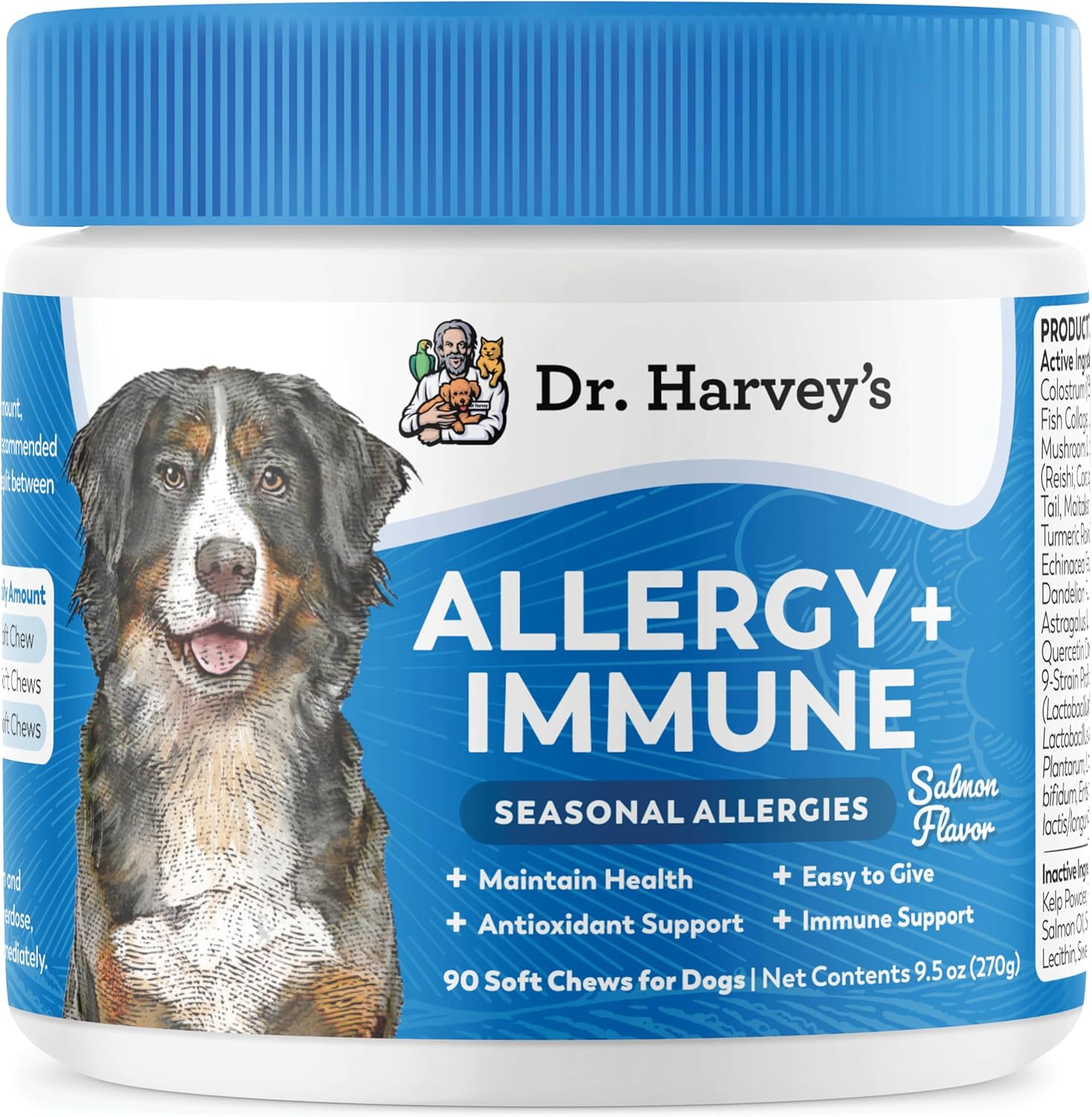 Dr. Harvey's Dog Allergy Relief Chews for Immune Support