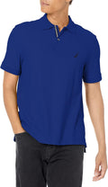 Nautica Men's Performance Pique Polo Shirt - Breathable Comfort