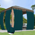Outdoor Curtains for Patio 54 x 84 in Teal - Weatherproof Privacy