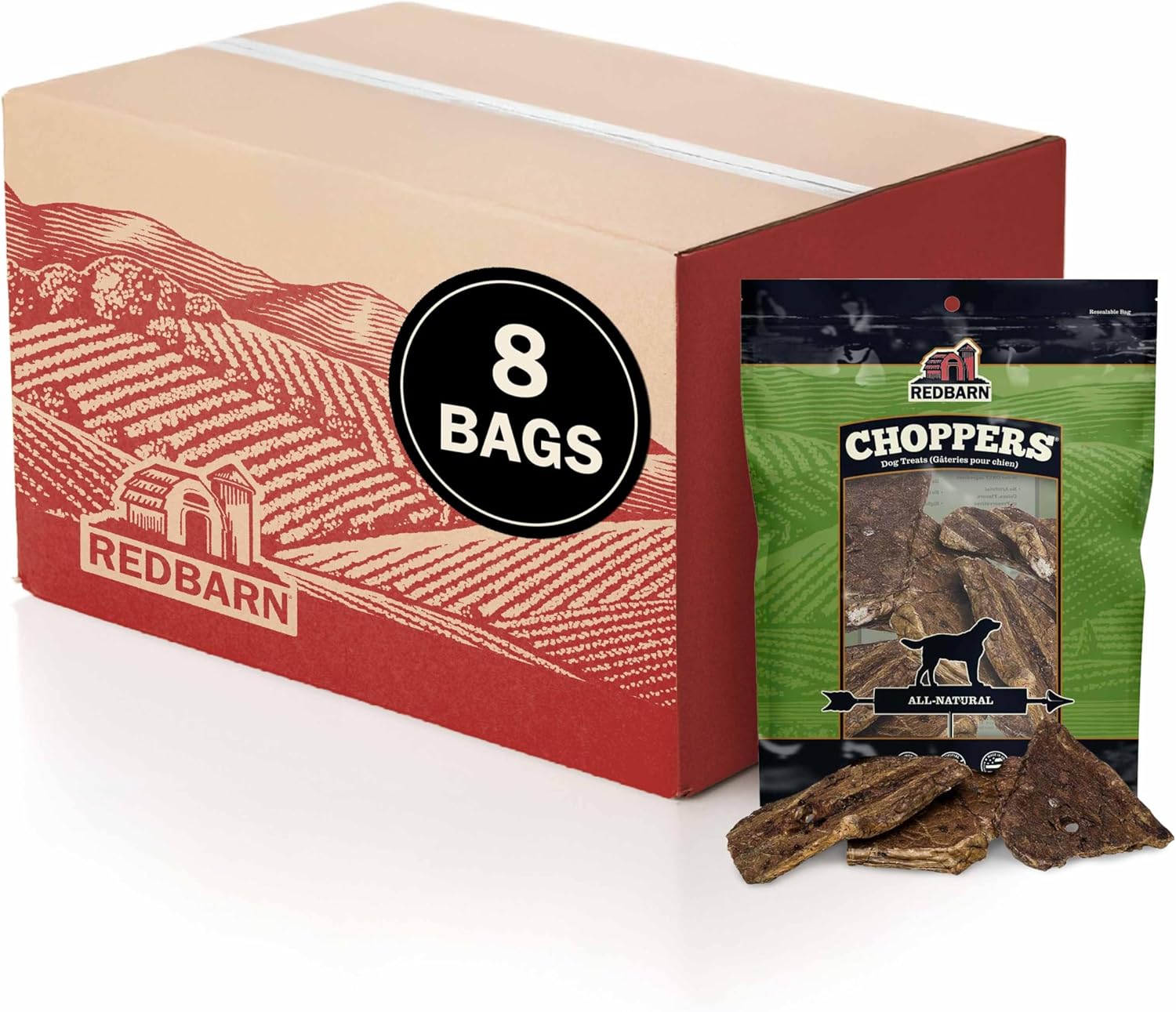 Choppers Beef Lung Dog Chews - Natural High-Protein Treats