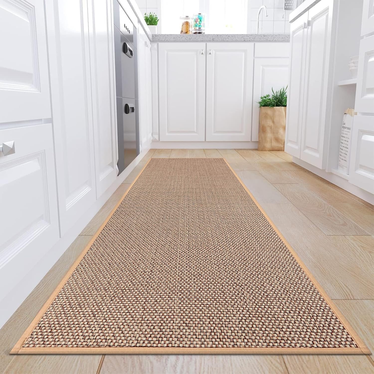 KIMODE 30x70 Farmhouse Kitchen Mats for Non-Slip Safety