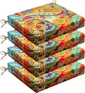 Wellsin Outdoor Chair Cushions Set of 4 for Patio Furniture