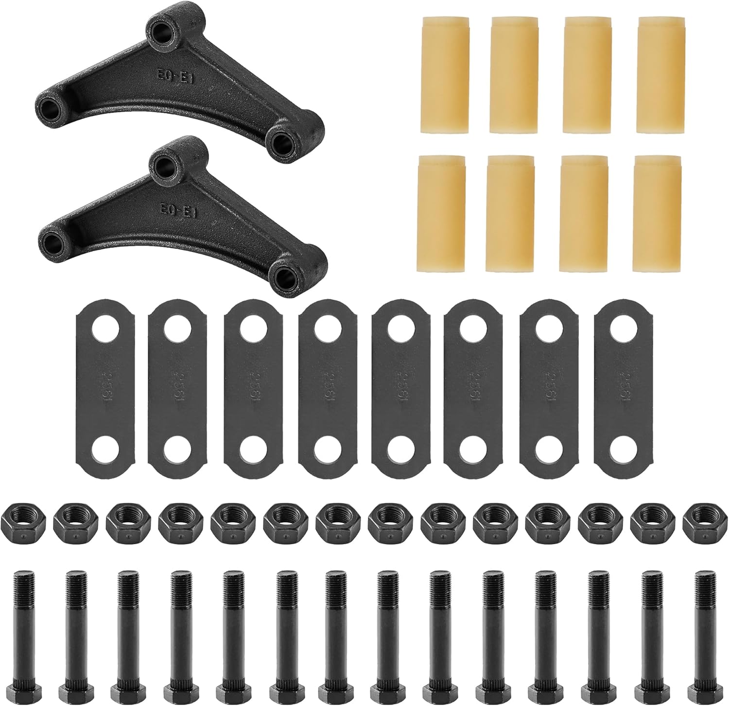 Lonffery 2 Packs 7-3/4 Trailer Equalizer Kit for 3500lb-5200lb Axle