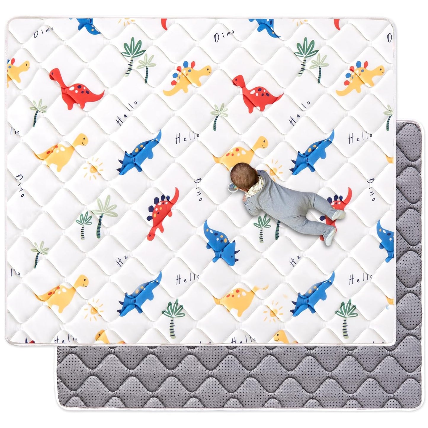 Soft Thicker Baby Play Mat 79x71, Machine Washable, Extra Large