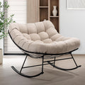 Patio Rocking Chair Outdoor & Indoor - Thick Cushion Comfort