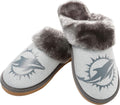 Women's FOCO Glittery NFL Team Logo Moccasins with Open Design