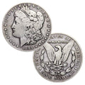 USA 1878-1904 Morgan Dollar 90% Silver Coin - Circulated Very Good