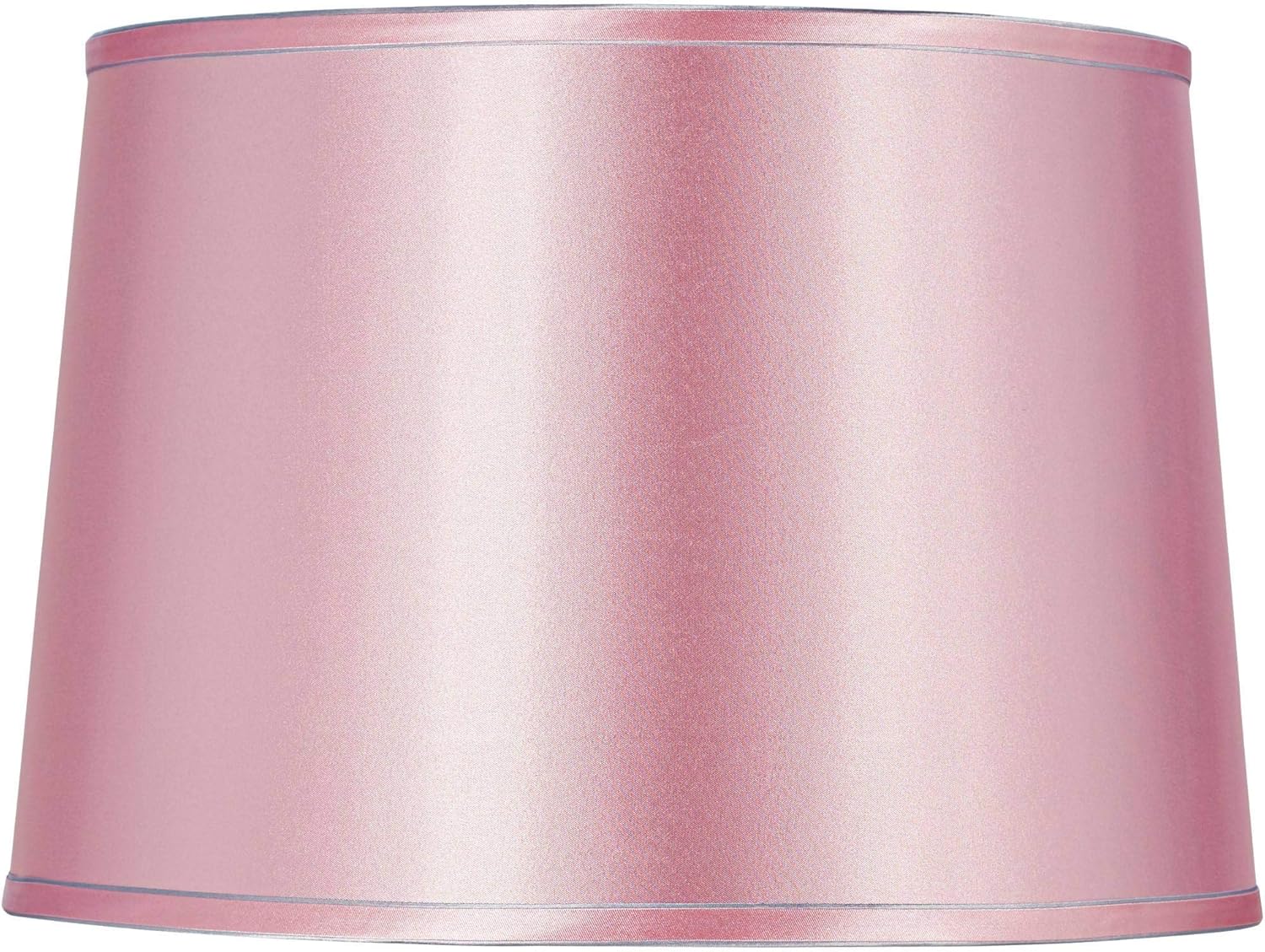 Sydnee Pale Pink Satin Large Drum Lamp Shade for Stylish Decor