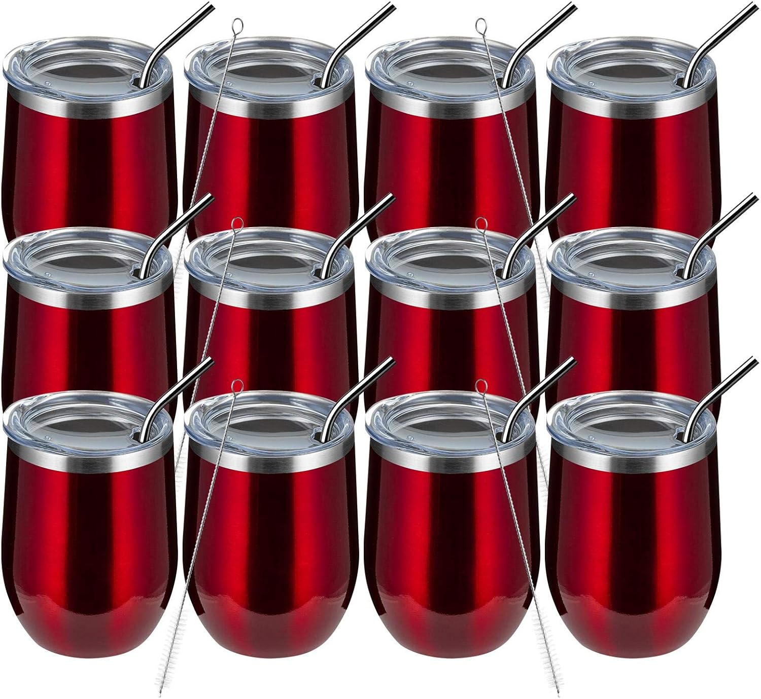 MEWAY 12oz Wine Tumbler Glasses - Perfect for Any Occasion