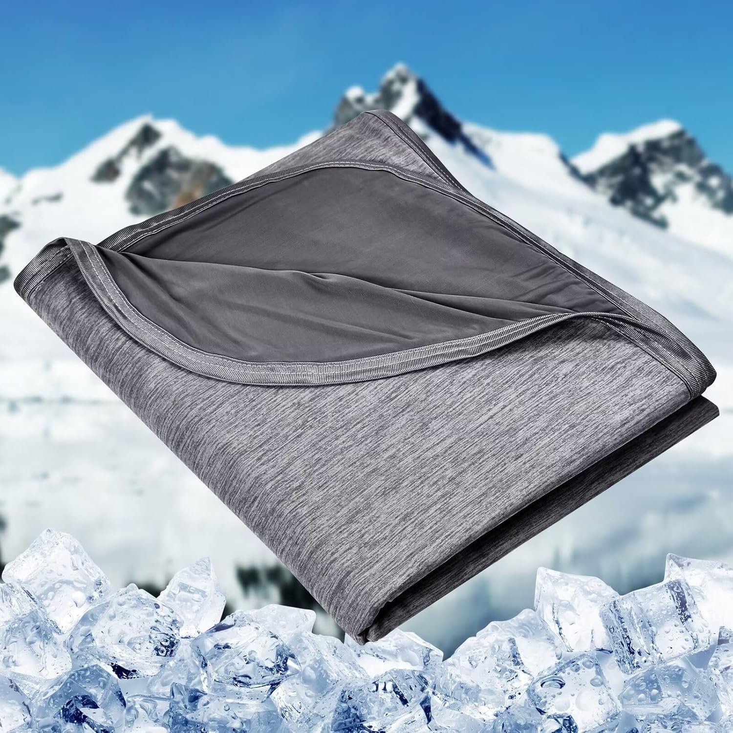 HOMFINE Cooling Blankets for Hot Sleepers - Lightweight Soft Design