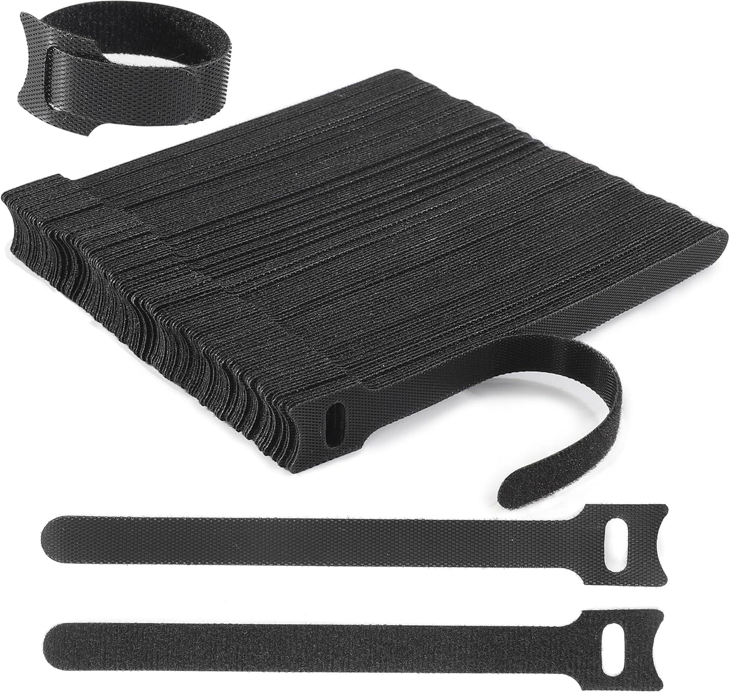 Nettbe 126 PCS Reusable Cable Ties - Ultimate Cord Organization