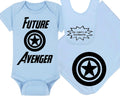 Future Avenger Superhero Baby Onesie, Hat, Blanket & Bib Set - Gentle