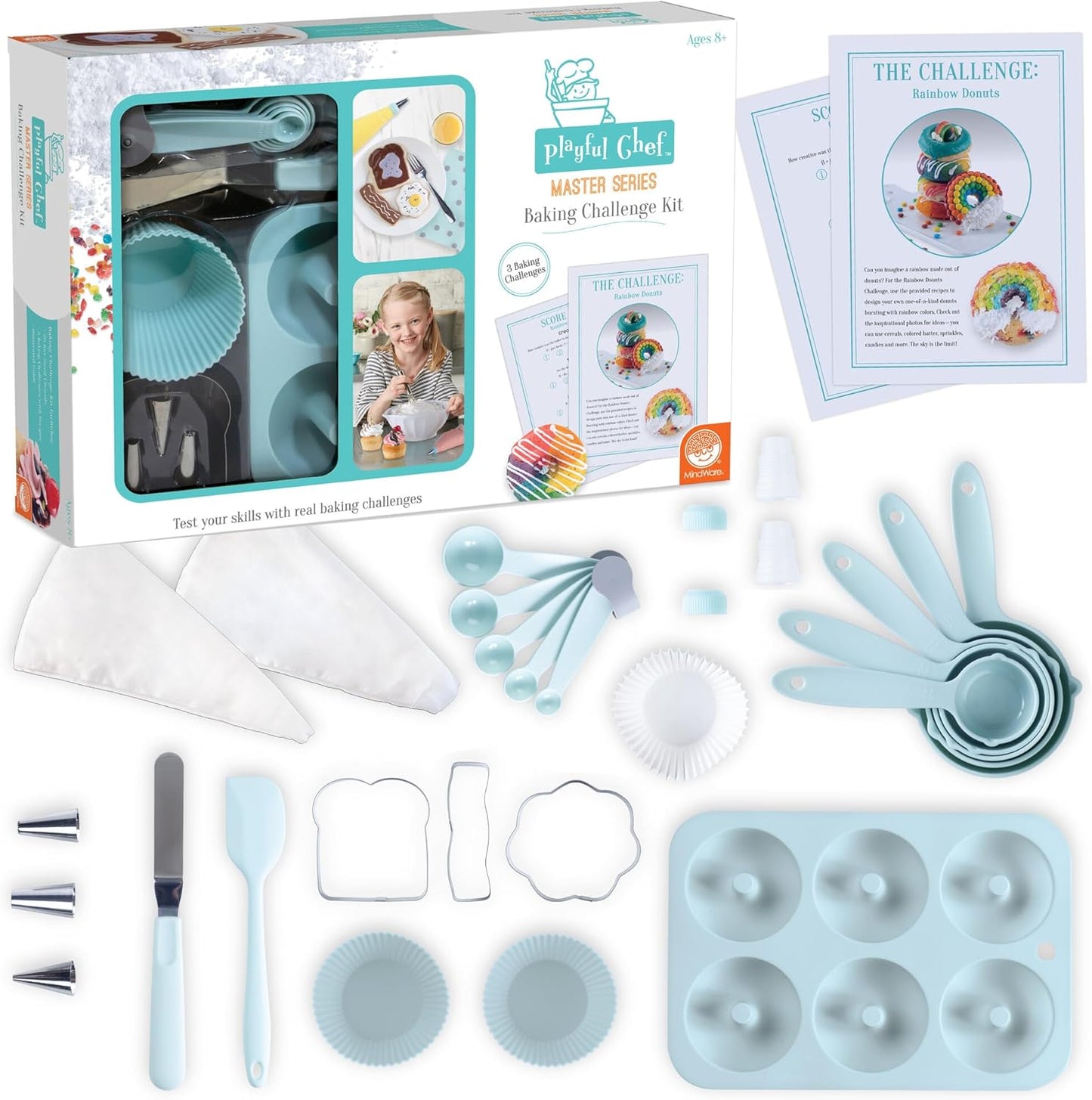 MindWare Playful Chef Baking Challenge Kit for Kids Ages 8