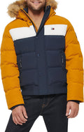 Tommy Hilfiger Arctic Cloth Quilted Snorkel Bomber Jacket - Warm in