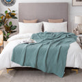 Cotton Muslin Blanket King Size - Soft, Breathable All-Season Teal