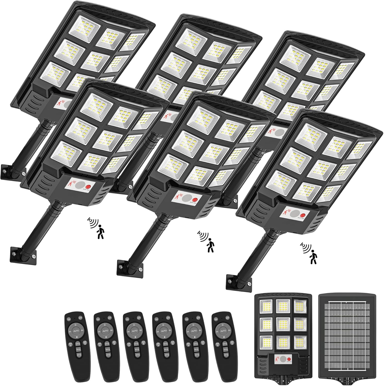 Sunwish Solar Street Light Outdoor with Motion Sensor and Remote
