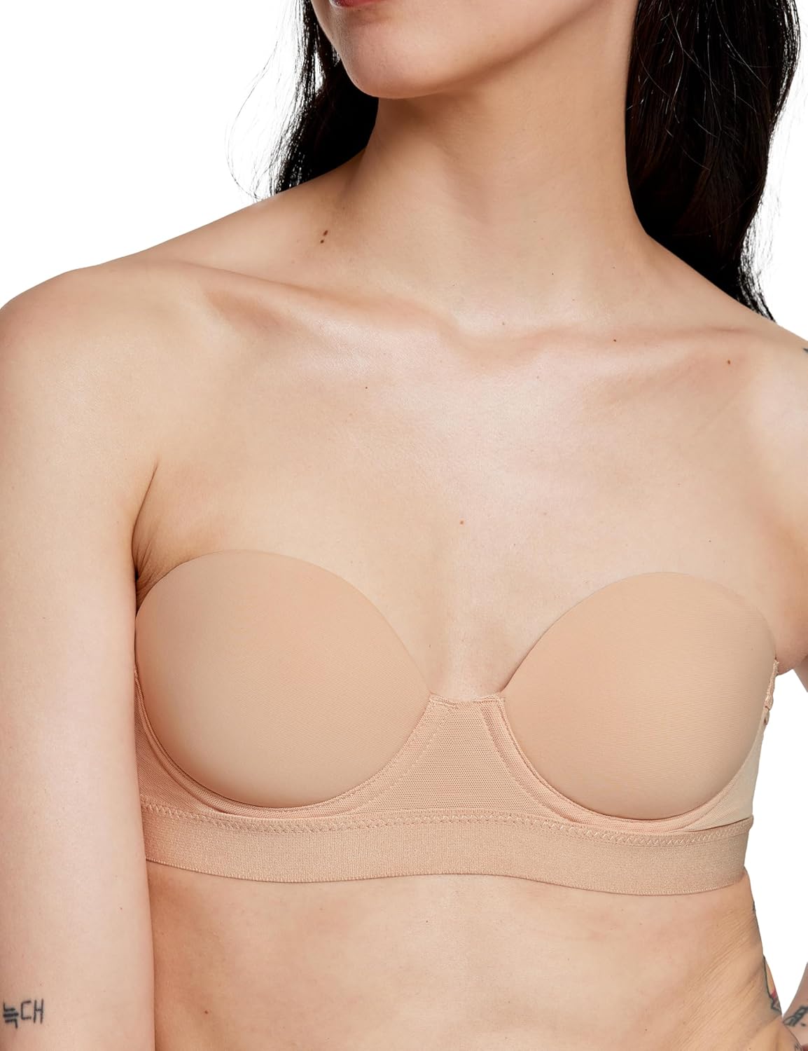 Pepper Strapless Bra: Multiway Lightly Lined Underwire Comfort