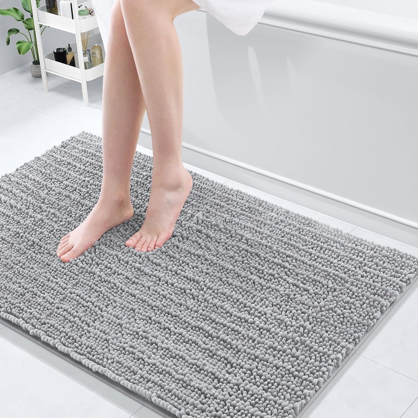 Arotive Luxury Chenille Bathroom Rug Mat for Ultimate Comfort