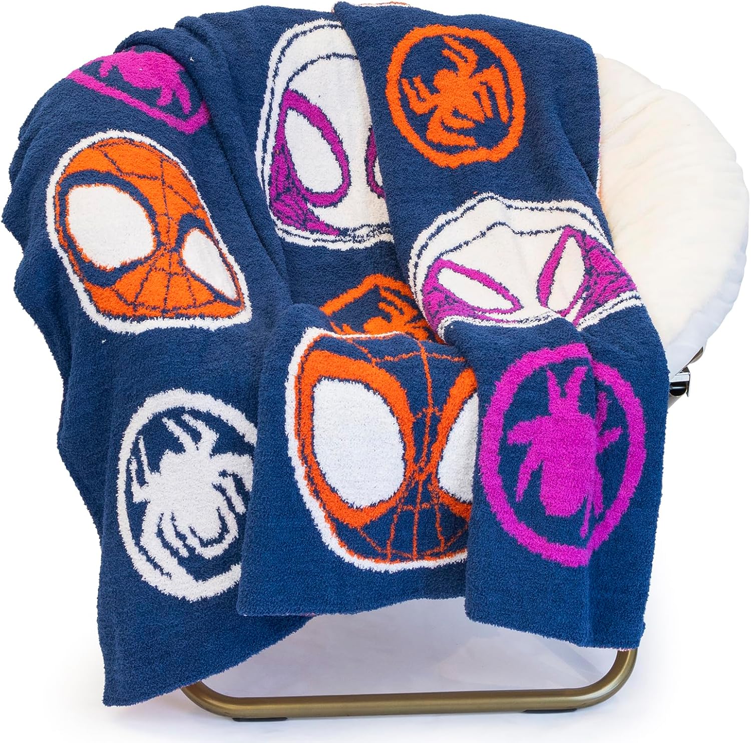 Marvel Spidey & His Amazing Friends Feather Knit Throw Blanket