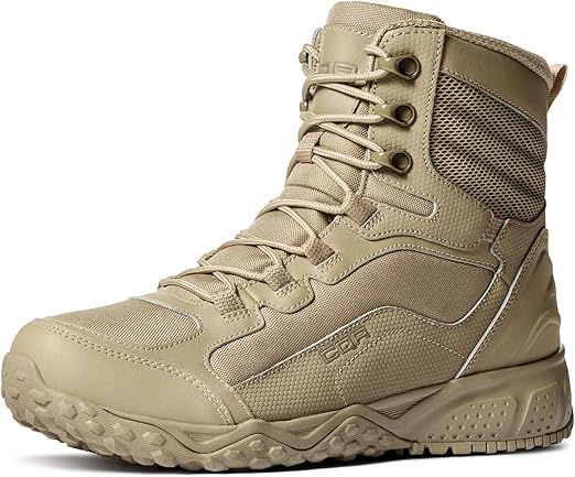 CQR Men's Military Tactical Boots for Outdoor Work and Combat