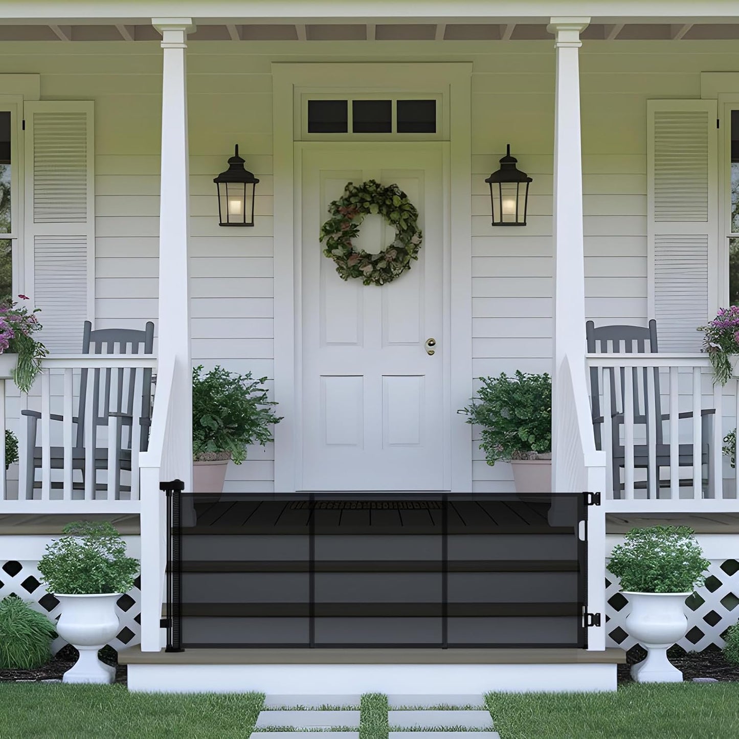 Retractable Baby Gate for Safety at Home and Outdoors